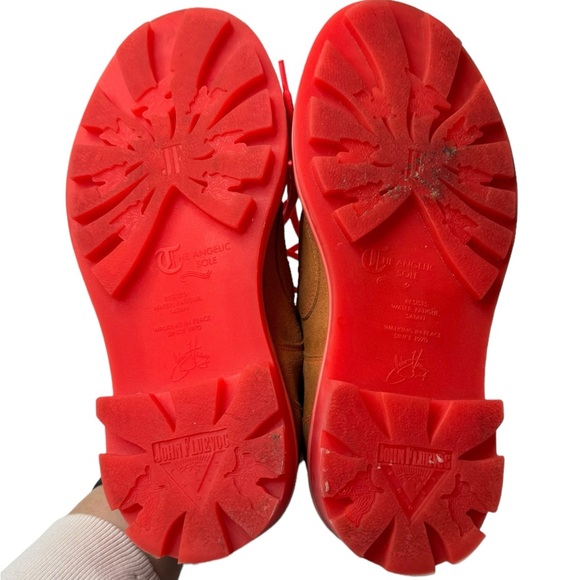 Fluevog | 7th Heaven Gibson Swirl in Orange 7.5 - Picture 6 of 10